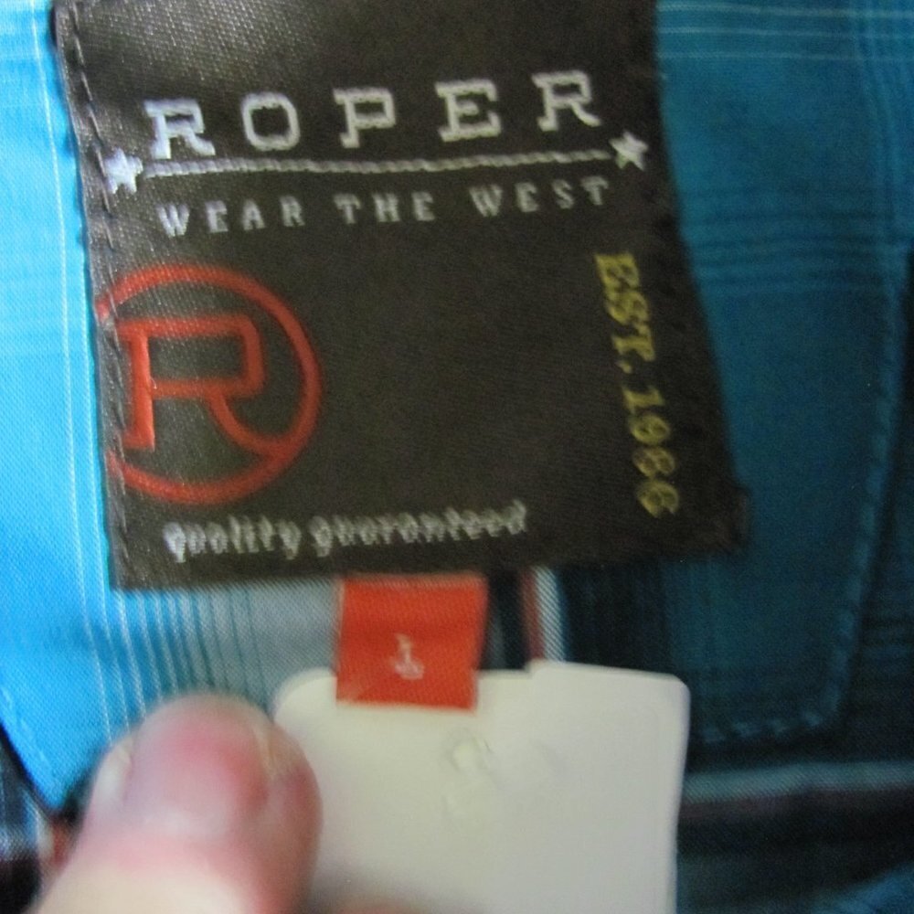 ROPER  MENS WESTERN STYLE RODEO SHIRT - Picture 11 of 12